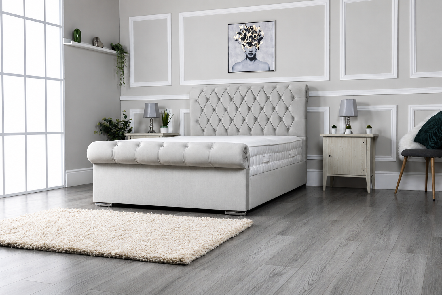 Royal Heritage Sleigh Bed