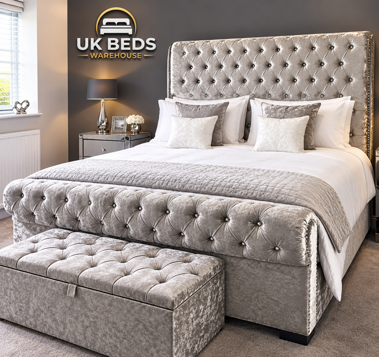 Sleigh Bed | UK Beds Warehouse