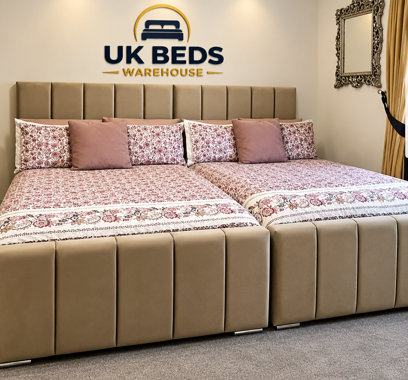 Penel bed with headboard best quality 