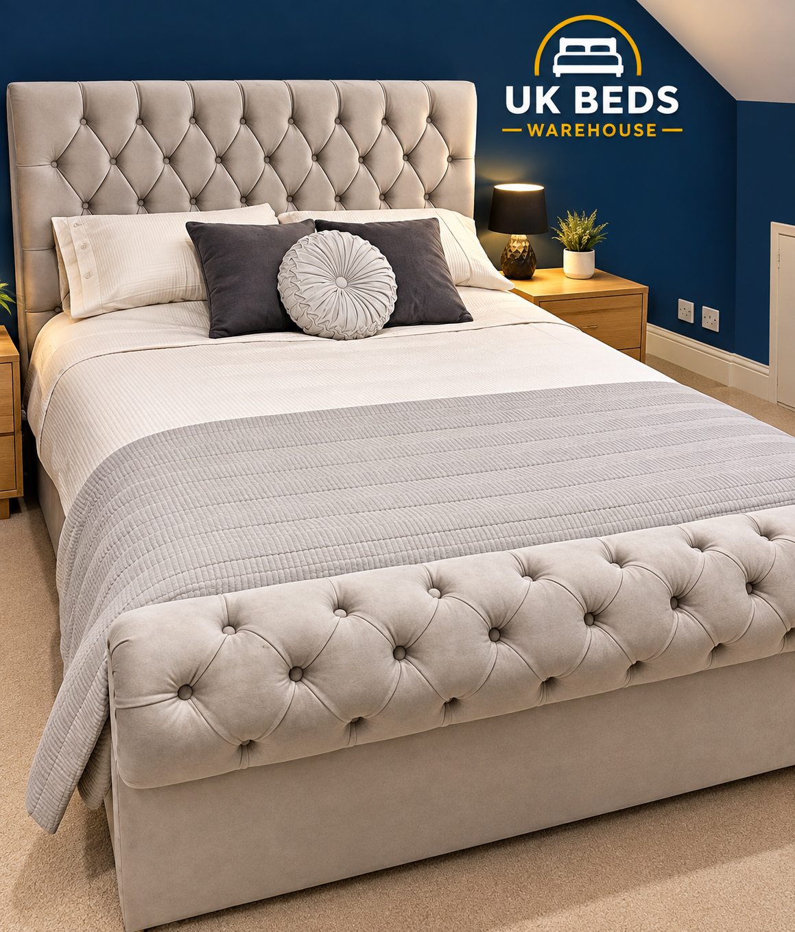 Free Home Delivery Sleigh Bed with Cash on Delivery Option